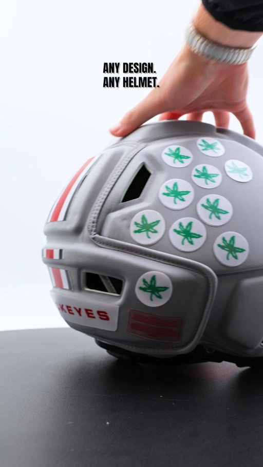 Peel and Stick. It's that easy.
Guardian Caps 🤝 Buckeyes
