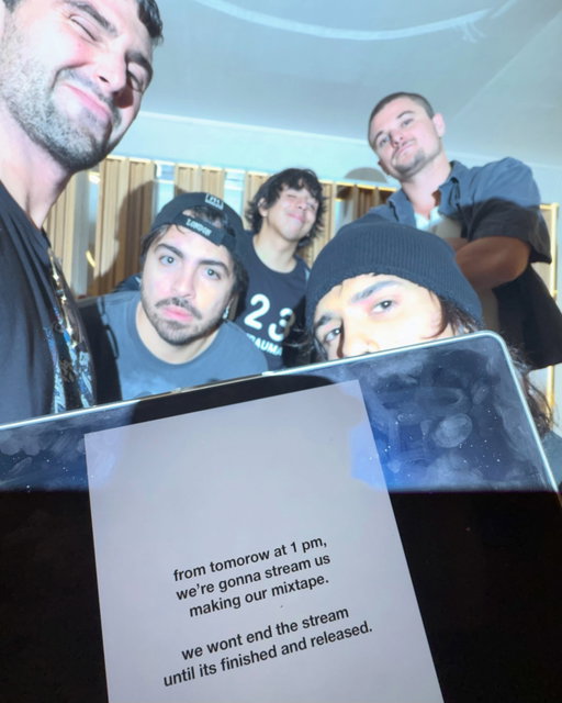 Hello guys. Me and the Latin mafia brothers have been working on music for many moons now.  They are makin some of my favourite music in the world right now. It’s so beautiful but surprising but contained but adventurous. 

Its a joy to link wit these guys always.  Theyre 3 brothers and I make music wit my lil brother as well so its jus 5 brothers every time we get together. And we’re both managed by our siblings too! So yeah proper family affair

we been working on ideas for the last couple years together on and off. It was mad how quickly everything we made felt like it was naturally part of the same world, like sometimes I find I have to really work hard to make things feel like a contained universe, but in this case everything that came out just naturally felt like one thing to us all. 

So we wanna put it all out as one project. 

we’ve decided to get together in their home of Mexico City to finish it all.

Fred es un artista que conocemos desde hace un par de años atrás y tuvimos la oportunidad  de ir a varios de sus show, siempre ha sido una inspiración por lo honesta y sensible que es su música,
Cuando nos conocimos simplemente hizo sentido, por la forma en que compartimos tantas cosas a la hora de crear.

Han sido un par de años desde que nos juntamos a trabajar en música y cada vez que hemos estado en el mismo espacio se siente como que hemos sido amigos desde siempre.

Solo Cosas increíbles podían salir de eso 

Y queremos compartir con ustedes lo que hemos creado juntos a lo largo de este tiempo.

Así que nos juntaremos  en Ciudad de México  para terminar este proyecto  y  transmitiremos todo el proceso sin parar hasta que esté terminado y afuera para ustedes.

los queremos Gracias por la espera.

Nos vemos muy pronto.

On @youtube / @youtubemusic