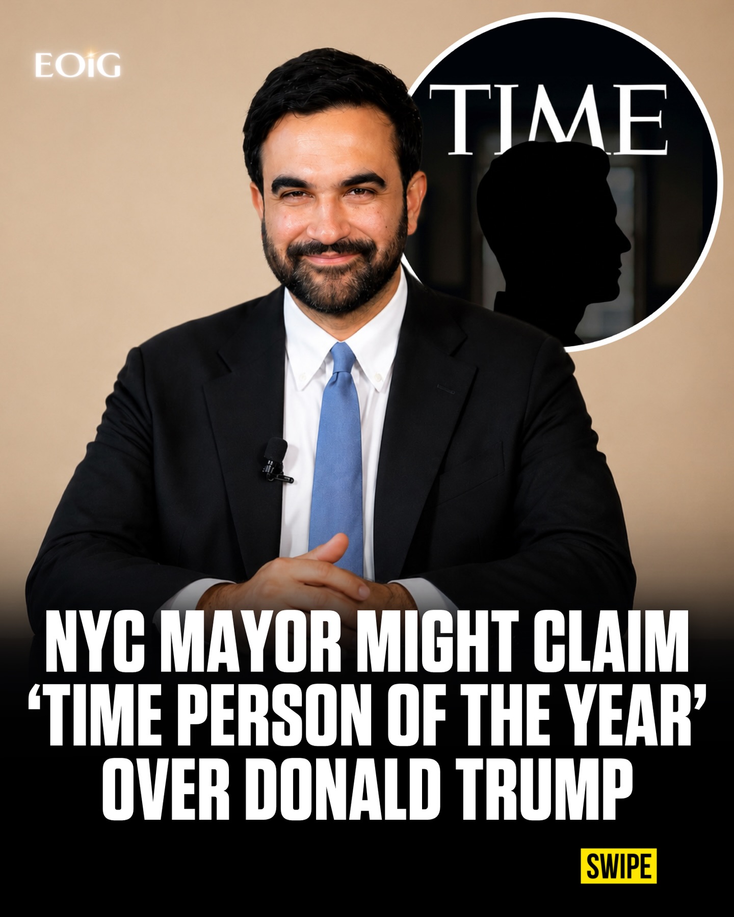Trump’s rant against Time after losing to Mamdani will be an all-time cultural moment 💀

Zohran Mamdani currently has a 30% chance to be Time Person of the Year, according to @Polymarket traders.

#polymarketpartner