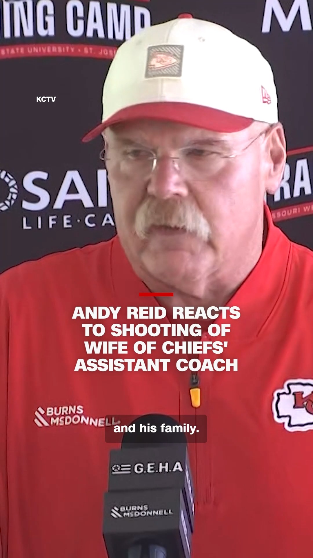 Andy Reid spoke to reporters regarding the shooting of Kansas City Chiefs assistant coach Eric Bieniemy’s wife Mia. Bieniemy’s son Eric has been arrested and charged with the shooting of his mother, authorities in Virginia said Monday.

Full story at the link in @cnn's bio.