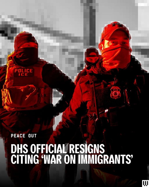 The Department of Homeland Security’s top numbers-cruncher has resigned, citing the Trump administration’s “war on immigrants” on his way out.

DHS has been a hub of controversy during the second Trump term: the ICE raids in American cities, the wild spending, the growing archipelago of detention centers, the attempts to hide data about it all. But vanishingly few officials have left the department and been openly critical of the direction it has taken. Marc Rosenblum, who served as executive director of the Office of Homeland Security Statistics and a deputy assistant secretary at the department, is one of the first.

“I’m thrilled to end my relationship with the current administration,” Rosenblum said in a LinkedIn post over the weekend. “Between the war on immigrants, the war on feds, and the war on facts (not to mention the crazy war in Iran and the brazen corruption), I just need a change.”

Tap the 🔗 in bio to read the full story.