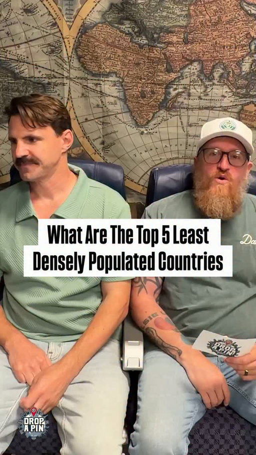 What Are The Top 5 Least Densely Populated Countries?