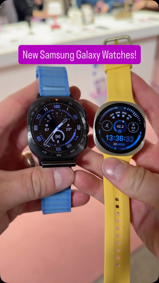 Comparing the Galaxy Watch 9 and Galaxy Watch Ultra 2 side-by-side. ⌚️
Galaxy Watch 9:
Lightweight aluminum, sleek design, and a solid 3,000-nit screen. Perfect if you want a clean daily driver for tracking workouts and sleep without extra bulk.
Galaxy Watch Ultra 2:
Rugged titanium, a massive 800 mAh battery, and a ridiculous 5,000-nit display. Built for multi-day trips and heavy outdoor use.
Are you taking the sleek daily or the full outdoor spec? Drop your pick below! 👇
#GalaxyWatch #SamsungGalaxy #Smartwatch #TechComparison #GalaxyWatch9 GalaxyWatchUltra2