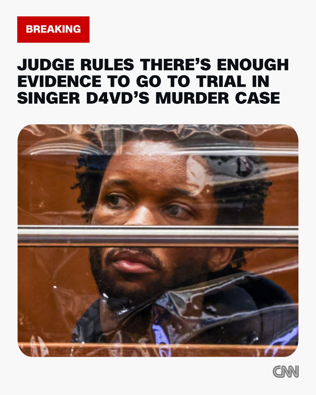 A Los Angeles judge ruled there is enough evidence to move forward in the murder case against singer d4vd, who is accused of killing 14-year-old Celeste Rivas Hernandez.

The ruling was made after a five-day preliminary hearing, which featured more than 10 witnesses as the prosecution attempted to show they had enough evidence to go to trial. The hearing shared gruesome testimony about Celeste's mutilated body that was found in the trunk of d4vd's Tesla, crime-scene analysis of the home the artist was staying at, and items purchased from Amazon under an alias, among other evidence.

Read more at the link in our bio. 

📸: Ted Soqui/Pool/AP