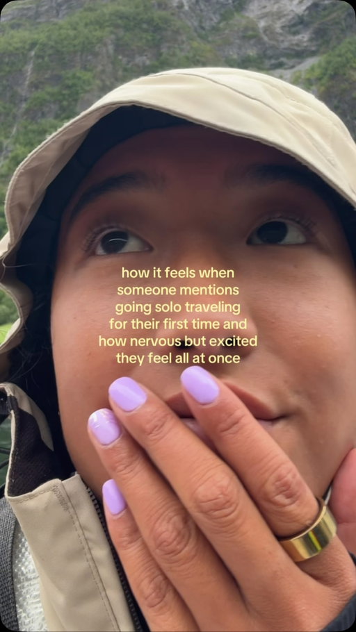 gives me the craziest goosebumps 🫀🥺 wish i could bottle that feeling up & drink it forever 

the ONE SINGULAR decision that most drastically changed my life forever…

- healed my heart whole, found my spark again
- discovered my deeper purpose for this season of life in my 20s (a purpose wayyy bigger than being caught up in a corporate rat race)
- met the love of my life <333
- learned what it feels like to choose myself FULLY & enjoy being alone without feeling lonely
- made it to places no one in my bloodline has ever stepped foot in

still blows my mind how one little decision can change the entire trajectory of your freakin’ life 🌟❤️‍🔥 this is ur sign. GO.

#travelinspo #seetheworld #travellife #solotravel #travelgirlsgo