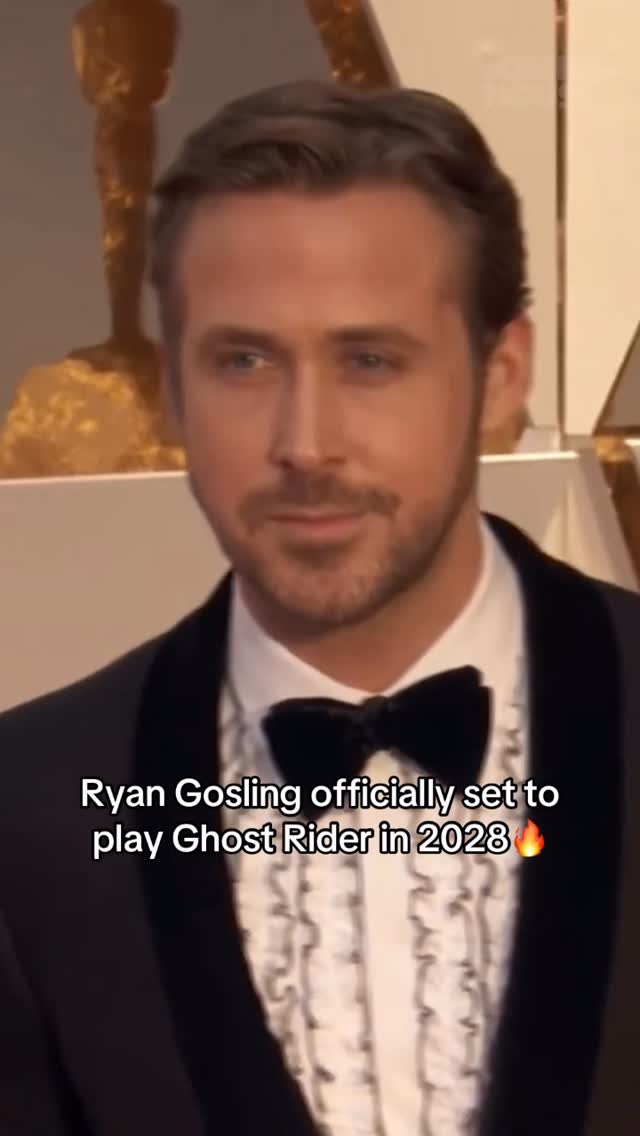 Ryan Gosling finally joins the MCU as Ghost Rider, set for a 2028 release. Are you excited or do you think someone else should’ve been casted? Let us know in the comments! #ryangosling #ghostrider #mcu #marvel #movie