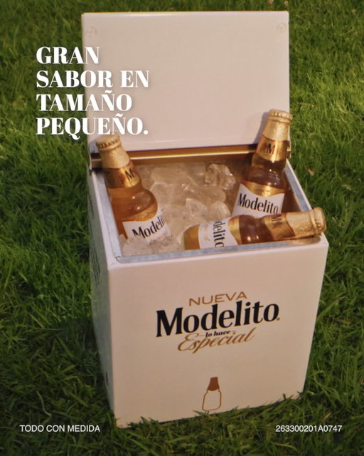 ¿Ya viste la NUEVA MODELITO 🍺🤏🏻? Gran sabor en tamaño pequeño. #ModelitoLoHaceEspecial