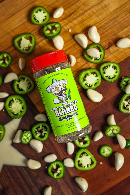 Garlic & Jalapeño BLANCO!

Just when you thought our popular BLANCO couldn't get any better, we cranked up the flavor even more. We increased the level of garlic and added the perfect amount of jalapeño. And no, it’s not “hot” but rather the perfect southwestern flavor. I love this seasoning so much that I’ve used it almost daily for the last year. It’s my go-to on chicken, beef, veggies, eggs and a lot more. 

Available now on MeatChurch.com (link in bio) where you can also find our store locater to shop local. If your local retailer doesn’t have it, tell them to bring it in asap!