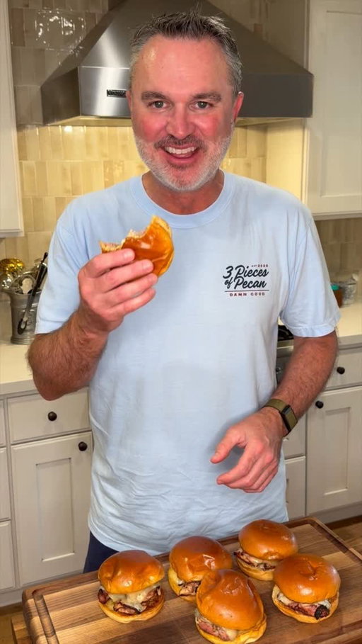 Jalapeño Chicken Thigh Sandwich is now my number one chicken sandwich.  Easy to make and everyone in the house loved it!  I saw my pal Matt Pittman, founder of Meat Church, make this sandwich recently and then when Meat Church launched the Garlic & Jalapeño Blanco seasoning I had to try it all together.  WINNER!  Details below

-3lbs Chicken Thighs, boneless/skinless. Could use less chicken, depending on how many sandwiches and leftovers you want
-28oz Pickled Jalapeños with carrots and onions
-Pepper Jack Cheese
-Brioche Buns, buttered and toasted
-Meat Church Garlic & Jalapeño Blanco seasoning
-Mayo, we use Dukes

**Place all chicken in zip lock or container with lid.  Pour in Pickled Jalapeños with all contents. 
**Thoroughly mix together, make sure chicken is covered. Marinate in fridge over night. We did 24 hours
**Place chicken on prep platter and season with Garlic Jalapeño Blanco
**Crack a beer and go start your fire
**We cooked on Hasty Bake charcoal grill for about 24 minutes turning often until Chicken at reached about 175
**Note we closed lid for about 5 minutes then cooked open lid style with good fire to give chicken great color 
**Cover thighs with cheese of your choice, Pepper Jack was perfect! 
**Toast the buns, add some mayo, you have a great chicken sandwich
**It is not spicy, just great flavor
**Feel free to add lettuce, tomato, pickle, etc…..but it just right as is. 
**My son added homemade ranch dressing instead of Mayo, that is great too!

#chickensandwich #meatchurch #3piecesofpecan #bbqchicken #fyp
