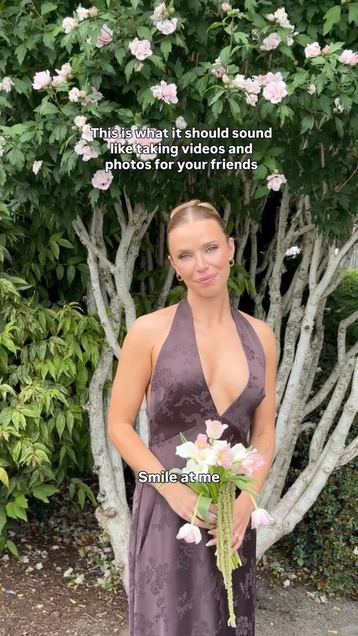 If you are still finger tapping the camera without a care we are going to have a problem 😂

Bestie @jenniferrhughson looking perfect in her @parkandfifthco bridesmaid dress 🤎