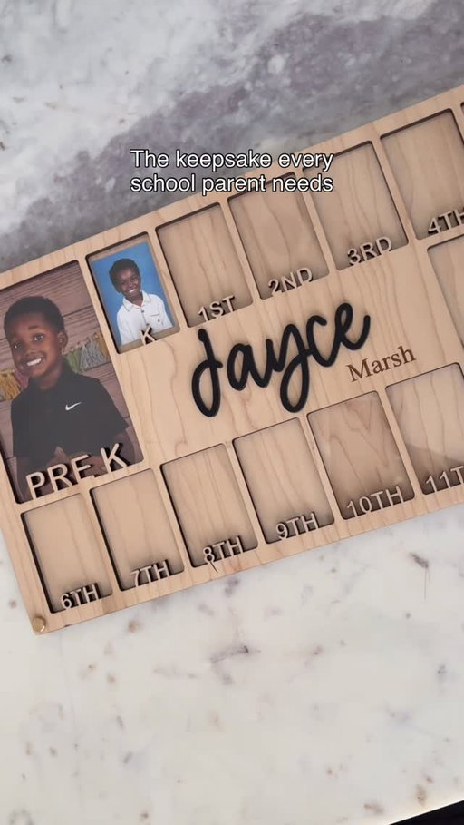 Comment “SCHOOL” for the link to start the sweetest tradition! Just thinking about what this board will look like once every grade is filled has me emotional already. 

@scotch 

#backtoschoolshopping #backtoshool #schoolpictures #schoolmemories
