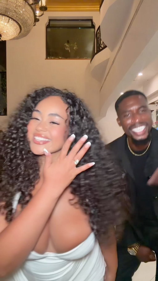 & he def did put a ROCK on it 🥹💍🤍

First reel we made as fiancés 🤭