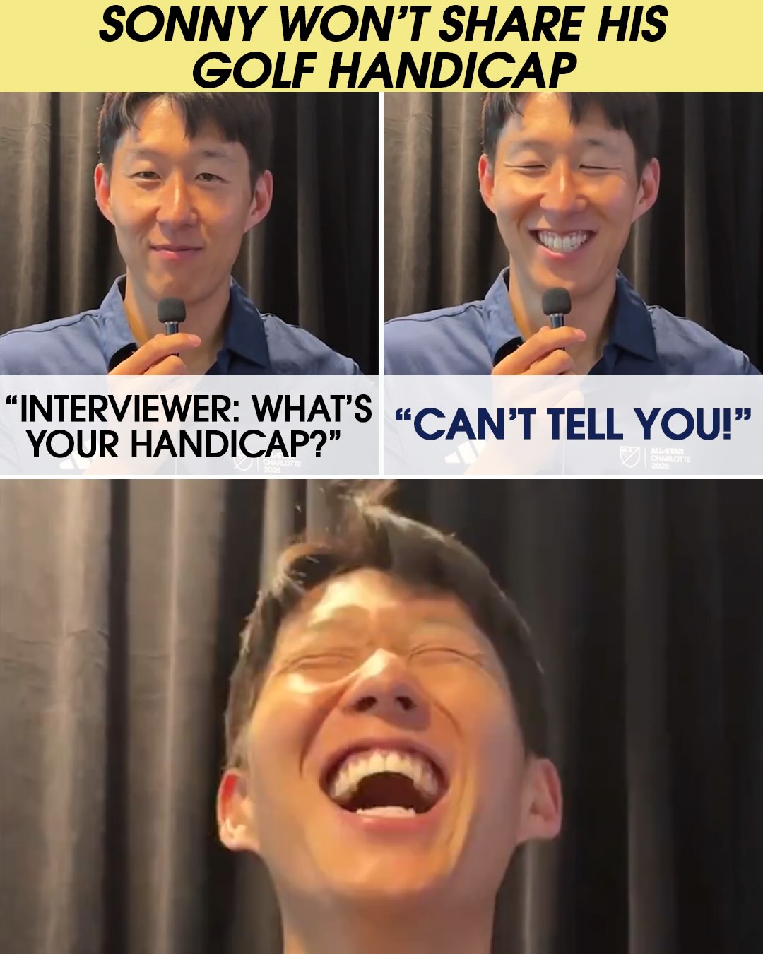 Son Heung-min is just like any recreational golfer: His handicap is a private matter 😂

The MLS All-Star is up to 3 goals in his last 3 appearances for LAFC since the World Cup, unveiling a golf celebration after the most recent of those strikes 🏌️‍♂️

📸: @espnfc
