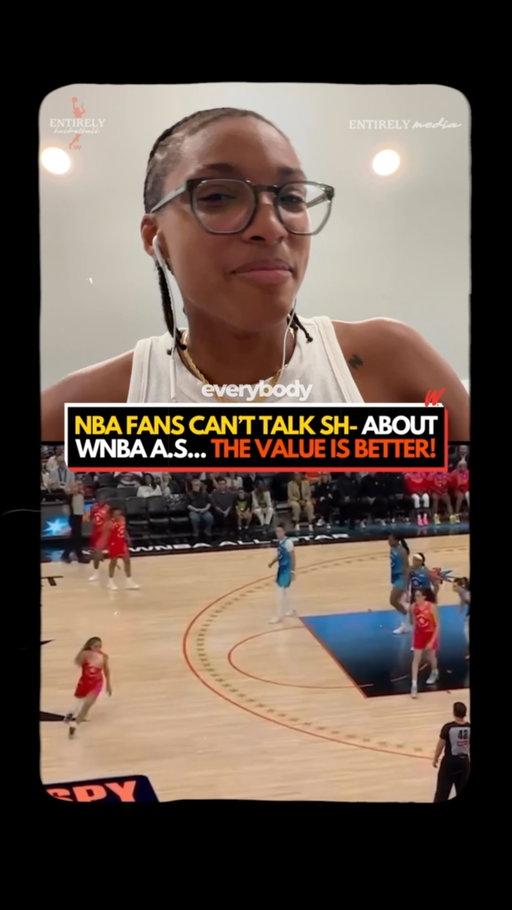 WNBA is winning fan experience right now. NBA fans can’t say s- 

#wnba #wnbaallstar #womensbasketball #nbaallstar #basketball