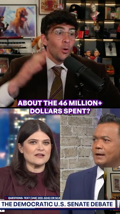 haley stevens never answers direct questions. glad the moderator held her to account.