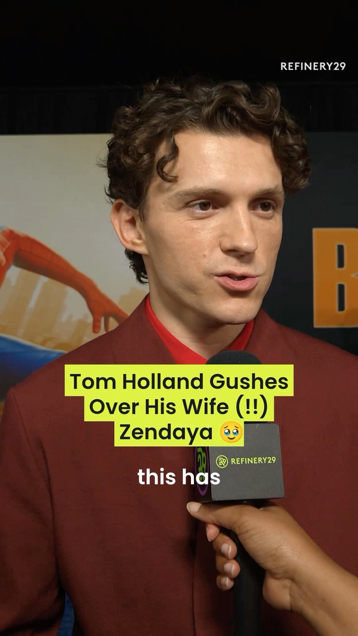 The way Tom Holland talks about Zendaya >>>

The #SpiderManBrandNewDay star told us how “grateful” he is to be on this journey with his WIFE @zendaya at the film’s LA premiere. Cue the swoons!! 🥰 

🎥 Shot on Spider-Man’s phone (literally) @samsungmobileusa #GalaxyZFold8 

#tomholland #zendaya #spiderman