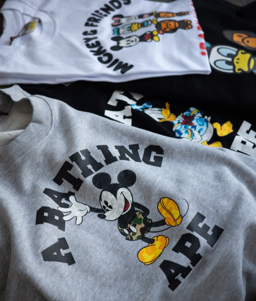 Disney X A Bathing Ape // @disney @bape_japan @alvin_sie1021 @franmak @alexlc