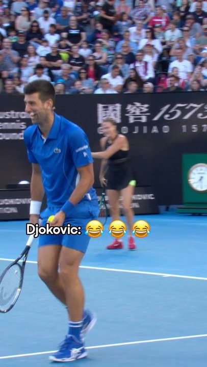 The Djokovic-Sabalenka team? SO GOOD 💙😂