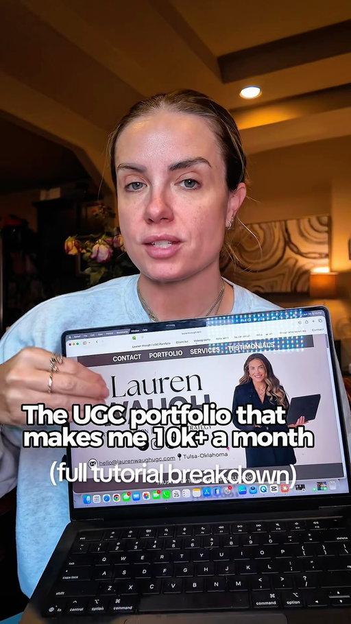 This is the exact portfolio structure I use to book brand deals every month.

I've worked with over 100 brands including Walmart, Canva, L'Oréal, and Charlotte Tilbury. This is what they see before they hire me.

You don't need a fancy website. You don't need 50 videos. You need a clean, professional portfolio that answers every question a brand has before they ask it.

Who are you. What do you create. Who have you worked with. How does it work. What do you charge.

That's it.

I put together the exact template I use so you can build yours this week.

Comment TEMPLATE and I'll send you the link to grab it.

#ugcportfolio #ugctips #ugcforbeginners #contentcreatortips #ugccommunity