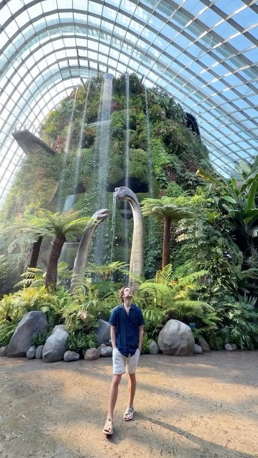 📍📍HERE📍📍

Follow @brittandmitchworldwide for more incredible travel spots 🌏✨

The Cloud Forest was easily one of my favourite attractions in Singapore. 🌿 Walking through the huge indoor waterfall for the first time was INCREDIBLE, and every level had something different to see. From the misty walkways to the views overlooking the gardens, I found myself stopping every few minutes to take it all in.

I also visited during Jurassic World: The Experience, which made it even more fun. Seeing life-sized dinosaurs hidden throughout the Cloud Forest honestly felt like stepping into the Jurassic Park!!! 🦖

If I could only recommend a couple of paid attractions in Singapore, this would definitely be one of them. It completely lived up to the hype and was worth every dollar.

📍Cloud Forest, @gardensbythebay,  Singapore

#Singapore #CloudForest #GardensByTheBay #SingaporeTravel #VisitSingapore