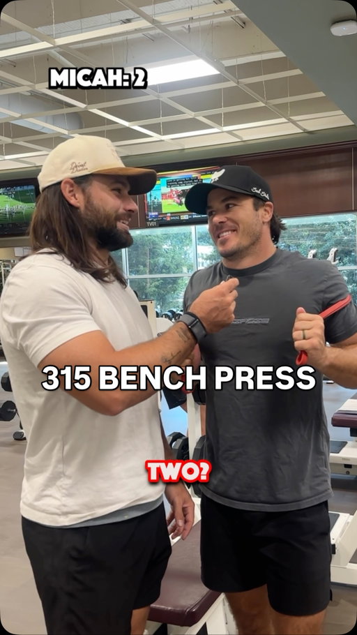 How many times can we bench 315lbs today!? Solid lift with the boys.