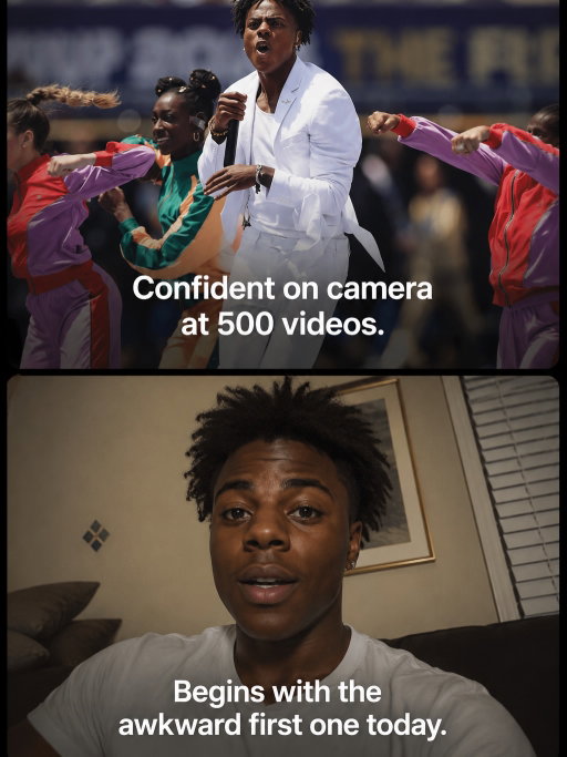Confident on camera at 500 videos, begins with the awkward first one today.