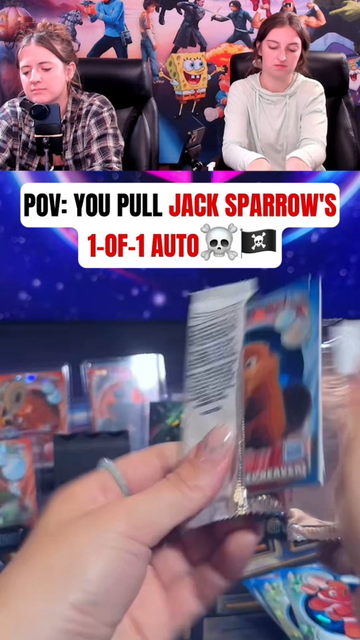 Jack Sparrow's 1/1 Auto had them going crazy🤣 🔥 

#tradingcards #topps #johnnydepp #jacksparrow #piratesofthecaribbean #whodoyoucollect #cardpull