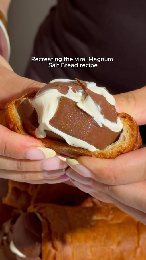 We had to try it for ourselves and dare we say.. best sweet treat of the summer? 👀 

#saltbread #icecreamcroissant #magnumicecream