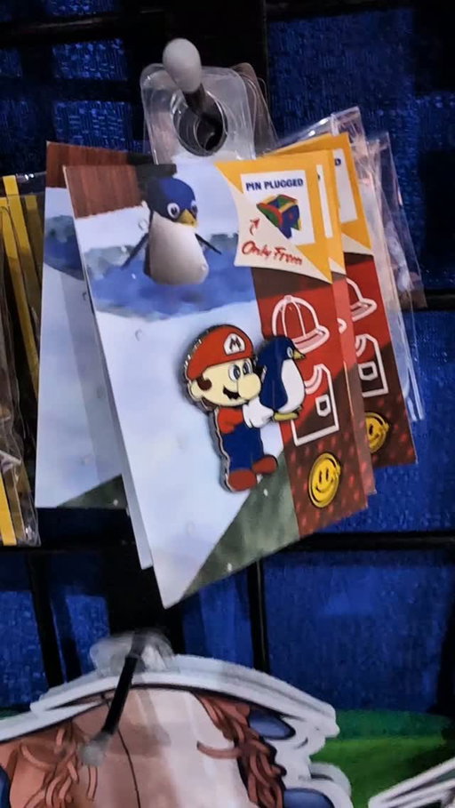 Everyone Used To Do This On The N64, if you weren't throwing the baby penguin off the cliff, then you probably grew up to be a normal person ,😂😂 had to grab this pin Super Mario N64 pin from @viciouskill