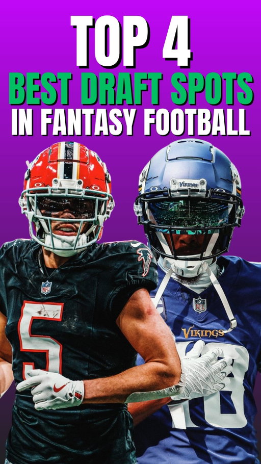Top 4 Draft Spots In Fantasy Football #nfl #fantasyfootball #fantasydraft