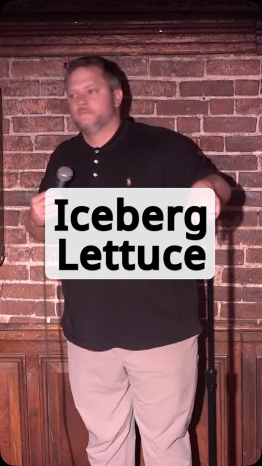 Iceberg Lettuce didn’t deserve this. It’s the working man’s lettuce 🥬 

#derrickyells #standup #lettuce #comedy