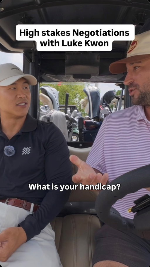 1st tee negotiations are actually my favorite part of golf. @luke.kwon full match is out now!