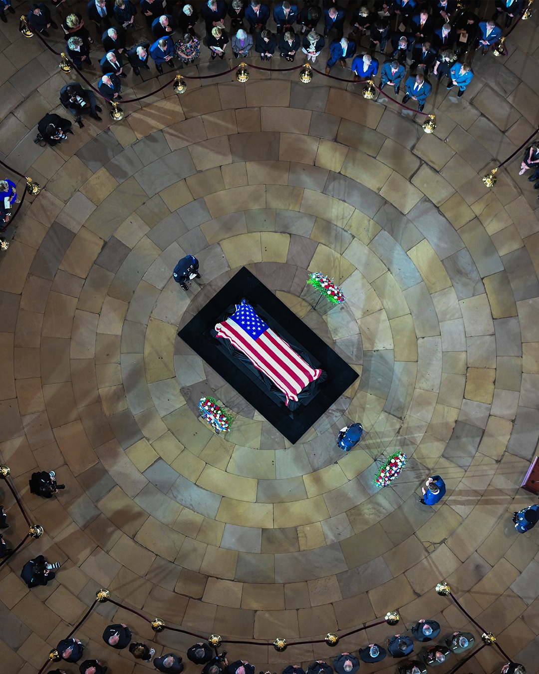 Lawmakers and family gathered at the U.S. Capitol Rotunda to honor the late Sen. Lindsey Graham.