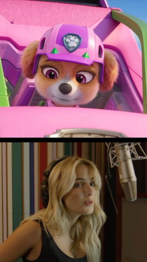Woof woof. Bark bark. It’s @mckennagraceful. 🐾🩷☁️ #PAWPatrolMovie - only in theatres August 14.