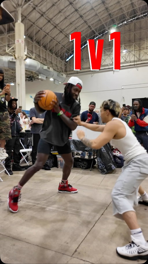 I 1v1’d Patrick Beverly 😳

 #stayfocusedfrank #patbev