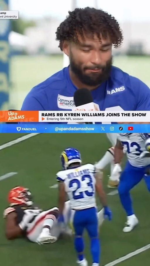 Myles Garrett made sure Kyren knew 😭

 #NFL #FantasyFootball #TrainingCamp #Rams #MylesGarrett