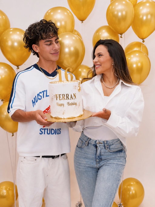 They say time flies… but nothing prepares you for seeing your little boy turn 16. Forever proud. Forever grateful. Forever your biggest fan. Happy Birthday, @kingferran  mama loves you…