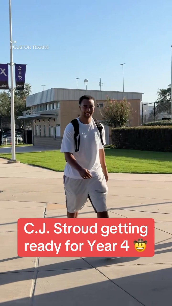 C.J. Stroud and the Texans kick off a new year at training camp 💪 (via @houstontexans)