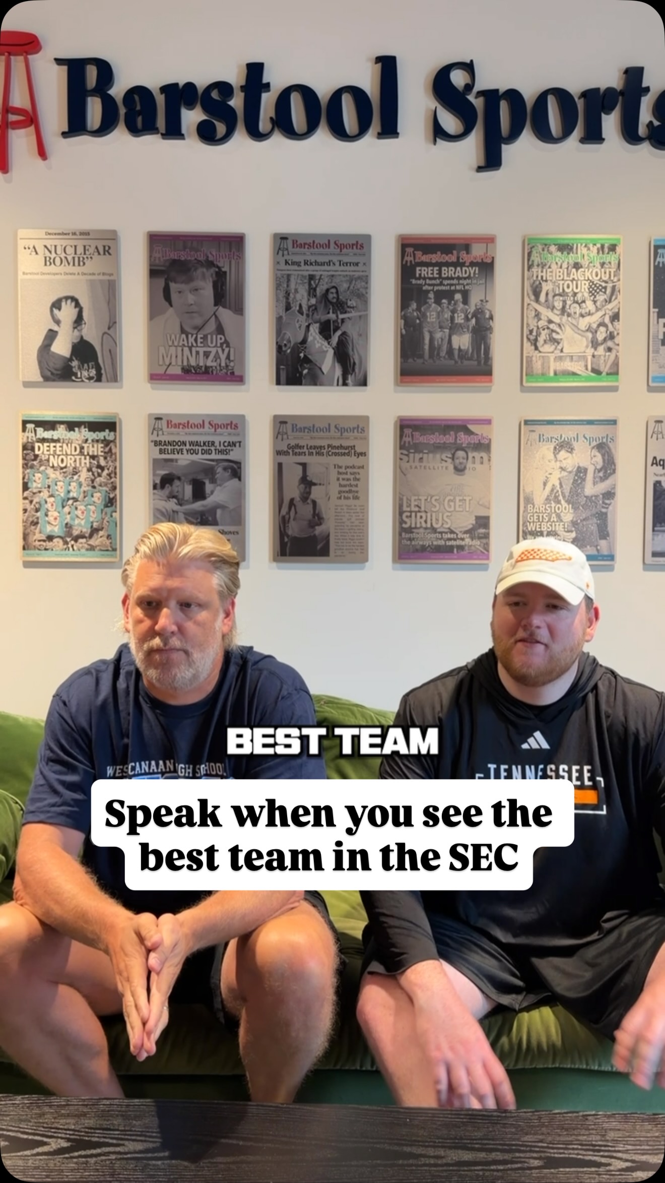 Speak when you see the best college football team in the SEC.
