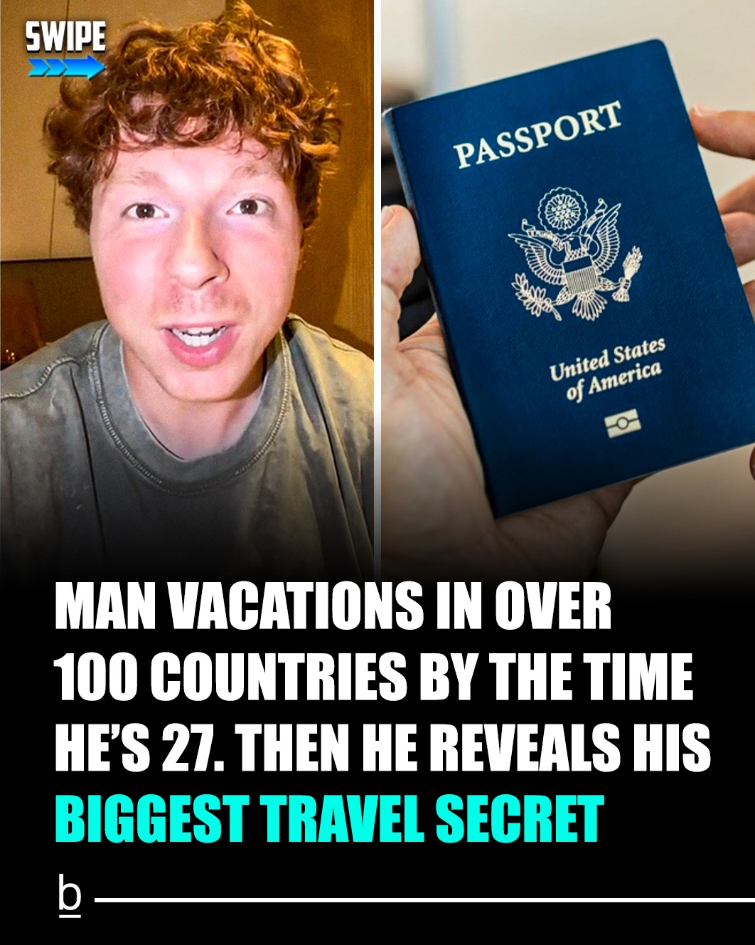 A dude who’s traveled to more than 100 countries says one of the biggest travel myths is that staying in the U.S. is cheaper than going abroad. ✈️🌍

After visiting over 100 countries before turning 27, Christian Grossi says international travel is often the better value once you factor in hotels, food, transportation, and other expenses.

He also didn’t hold back on U.S. airlines, arguing they’re overpriced compared to many European, Asian, and Middle Eastern carriers, which typically offer more legroom, better meals, and a much better overall experience. 👍

He shared another surprising tip for frequent travelers: if your passport is close to expiring while you’re overseas, renewing it abroad can actually be faster and cheaper. 

He says he paid $80 less to renew his passport in Romania than he would have in the U.S., and got it back in just 48 hours. ⏱️

His biggest piece of advice? Travel while you’re young. He says it’s much easier to handle long flights, packed itineraries, and physically demanding adventures now than it will be decades from now. 

If that means skipping nights out and saving every extra dollar, he thinks it’s worth it. 🤷‍♂️

What’s the best travel tip you’ve ever learned? 

Follow 👉 @brobible for all things “dude” 😎 

#travel #guys #men #dudes #bros