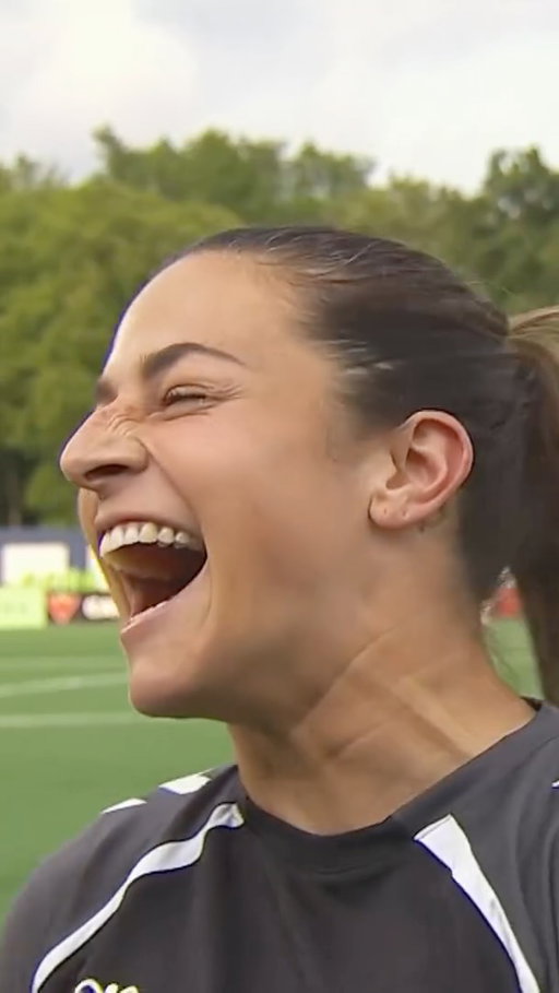 Sabrina D'Angelo gets emotional talking about her parents coming to watch her play in Toronto 🥹❤️