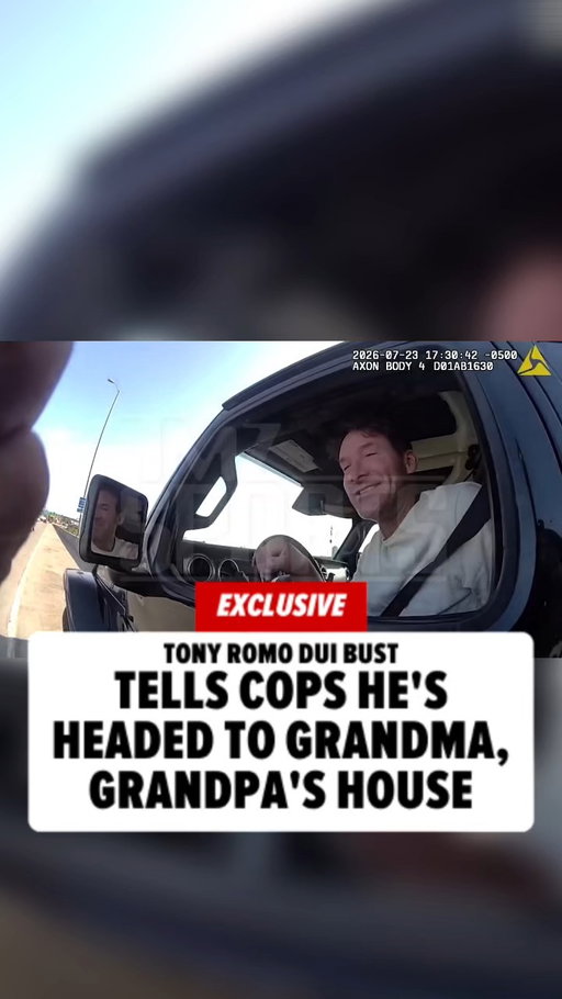 🚨 EXCLUSIVE: Tony Romo told cops he was on his way to meet his grandma and grandpa when he was pulled over and ultimately busted for OWI ... newly released body camera footage shows.