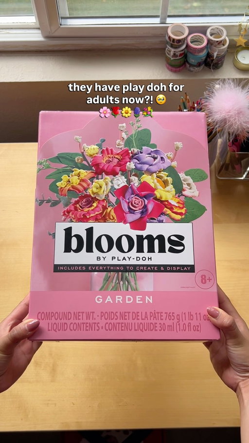 play doh for adults?! 🌸 my inner child is BEAMINGGG!!! ✨ I’ve never been so excited to open a package!!! 

Comment "BLOOMS" to check out all the play doh kits! 🌼🪻 or you can find the 🔗 in my b i o :)

Thank you SO much to @playdoh for sending this over 🥹🫶🏼 These kits are out now btw! Check out Blooms by Play Doh 🌼🌸 (the ones I used in this video is from the Garden Kit)