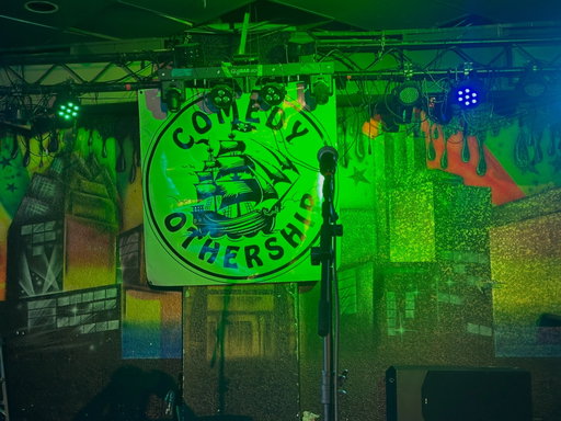 @comedyothership  at @andersonmillpub  is go let’s do this!!