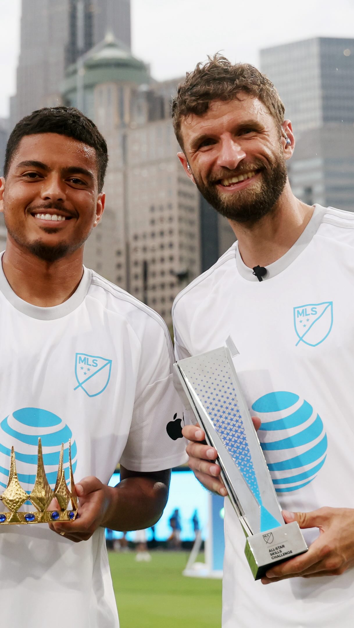 Thomas Müller and Evander shared the crown with 79 points each in the MLS All-Star Shooting Challenge pres. by @att. 🎯