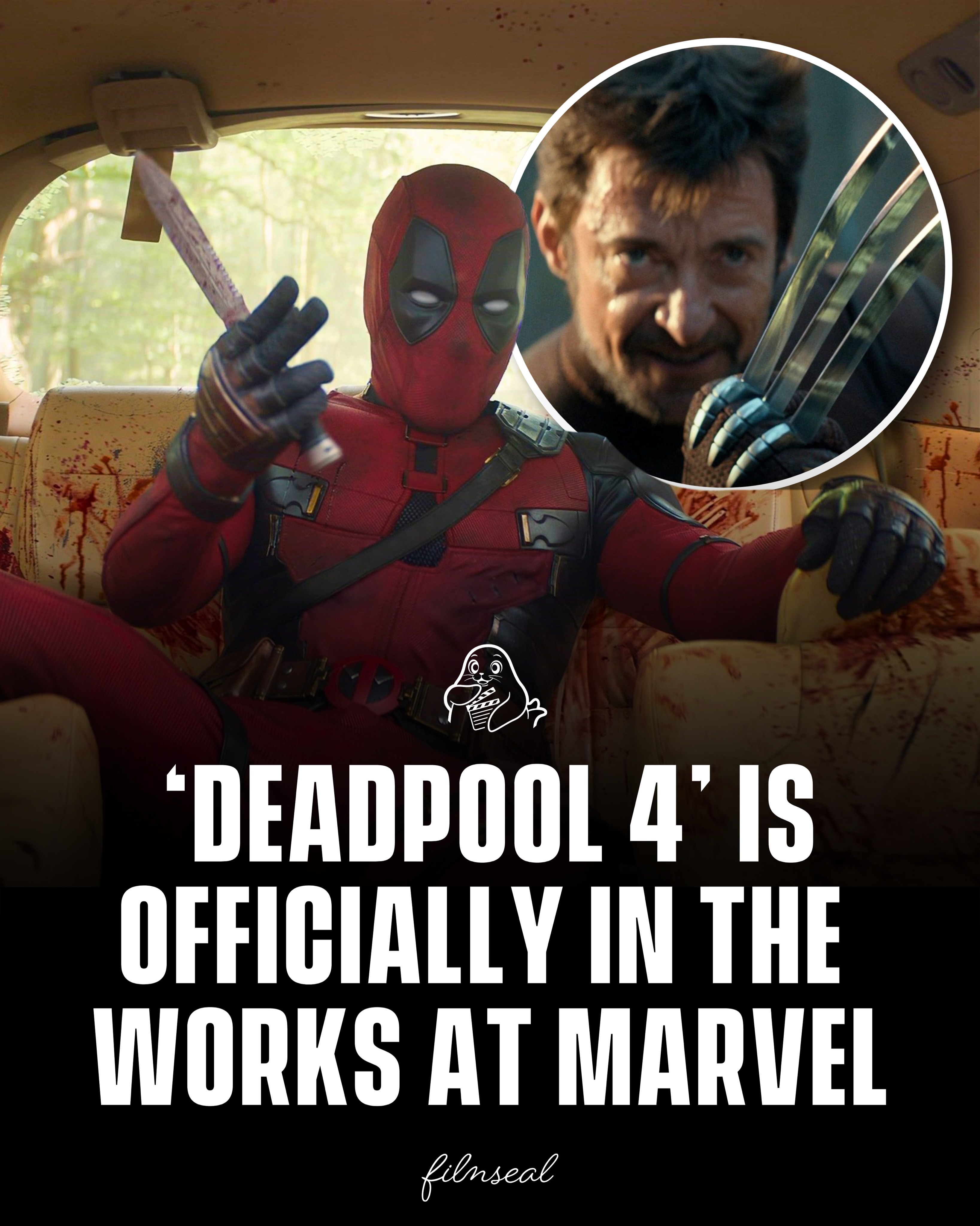 Deadpool is reportedly gearing up for another return. 🔥 

According to Deadline, Deadpool 4 is officially in the works at Marvel Studios, with Ryan Reynolds expected to reprise his iconic role.

While no director or script has been attached yet, the report suggests the film is being developed as another team-up adventure, following the success of Deadpool & Wolverine. More details are expected as development progresses.

#Deadpool4 #Filmseal