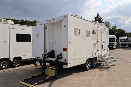Accessibility matters on every production.

Our Assisted Access Honey Wagon is designed to ensure cast and crew have facilities that are safe, comfortable and inclusive. Featuring 4 standard cubicles and 1 fully assisted access cubicle, complete with its own wheelchair lift and full emergency alarm system, it’s built to support every member of your production.

At Movie Makers, we’re committed to providing facilities that work for everyone.

#MovieMakers #FilmProduction #LocationFacilities #HoneyWagon #Accessibility