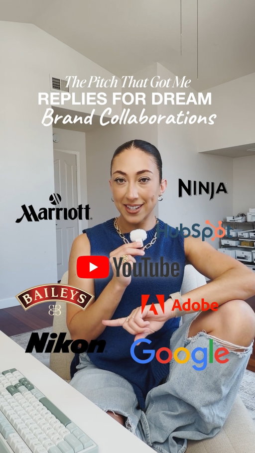 The pitch that got me replies for dream brand collaborations 📧

If pitching brands feels intimidating, comment “PITCH1” and I’ll send you my free guide with these pitch templates and bonus examples you can customize yourself!

#contentcreator #branddeals #influencermarketing #collaborationpitch #growfollowers