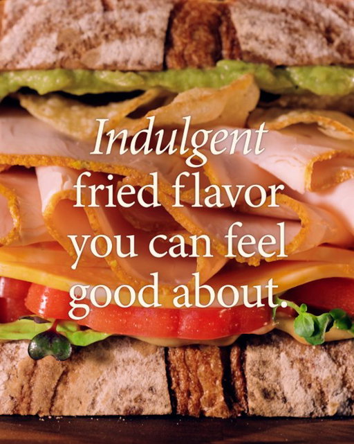 If you like fried flavor, things are looking up. 

Enjoy the indulgence of The Fryer's™ Turkey Breast with 13g protein and only 1g fat per 2 oz serving, available at your local deli.