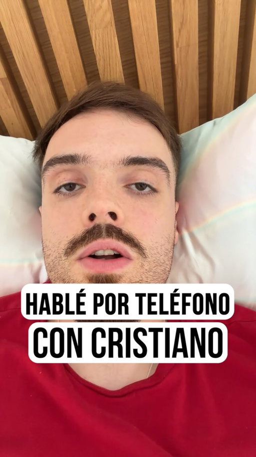 Así hablé con Cristiano Ronaldo.